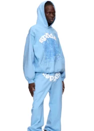 Sp5der Web Hoodie Blue 6 | dripheat.com