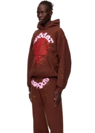 Sp5der Web Hoodie Brown 6 | dripheat.com