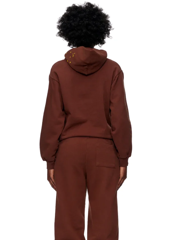 Sp5der Web Hoodie Brown 7 | dripheat.com