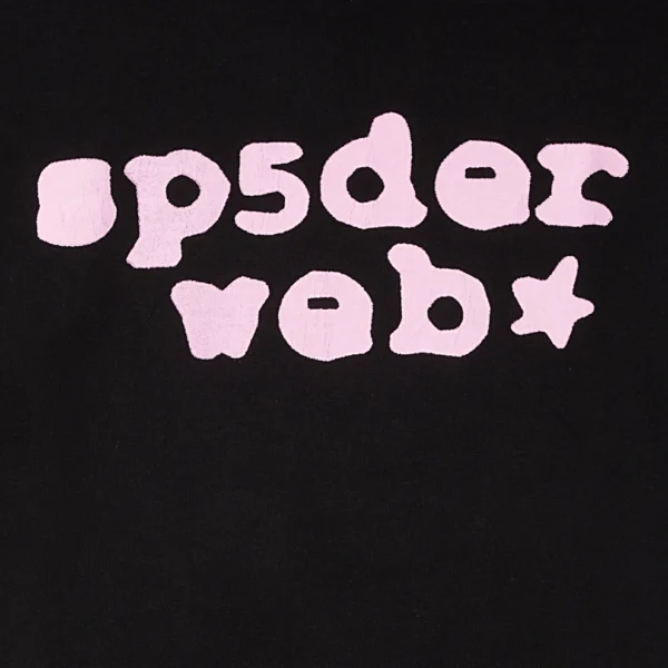Sp5der Web Tee Black/Pink 2 | dripheat.com