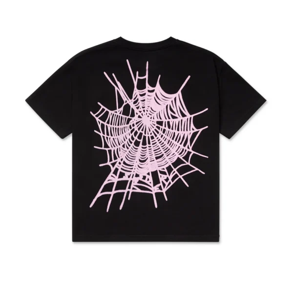 Sp5der Web Tee Black/Pink 3 | dripheat.com