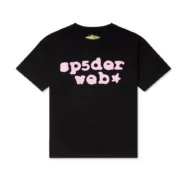 Sp5der Web Tee Black/Pink : main | dripheat.com