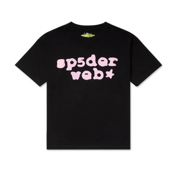 Sp5der Web Tee Black/Pink : main | dripheat.com