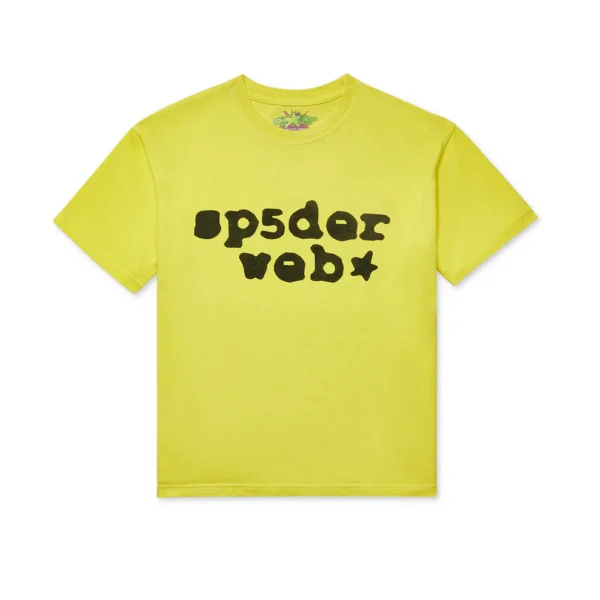 Sp5der Web Tee Yellow/Black : main | dripheat.com