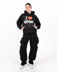 Sp5der Souvenir Hoodie Black - Image 5