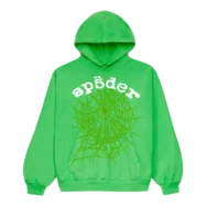 Sp5der Legacy Hoodie Green | dripheat.com