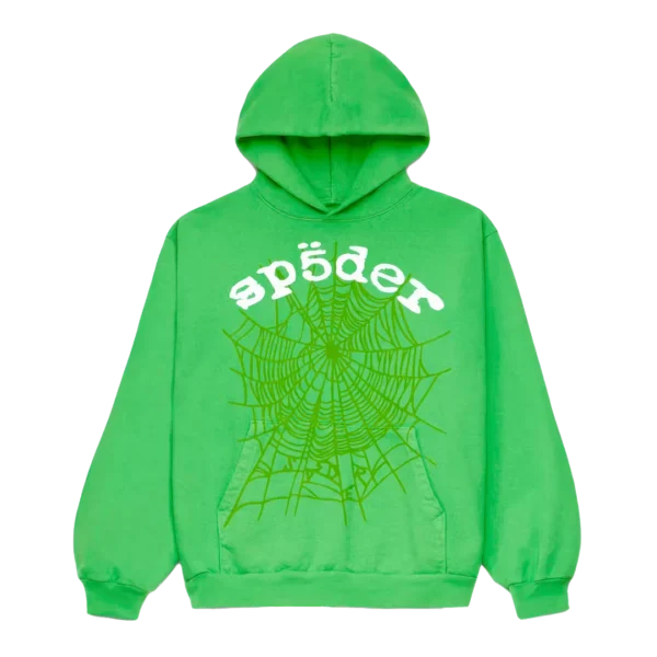 Sp5der Legacy Hoodie Green | dripheat.com