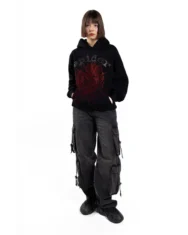 Sp5der Rhinestone OG Web V2 Hoodie - Image 6