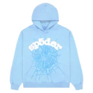 Sp5der Web Hoodie Blue main | dripheat.com
