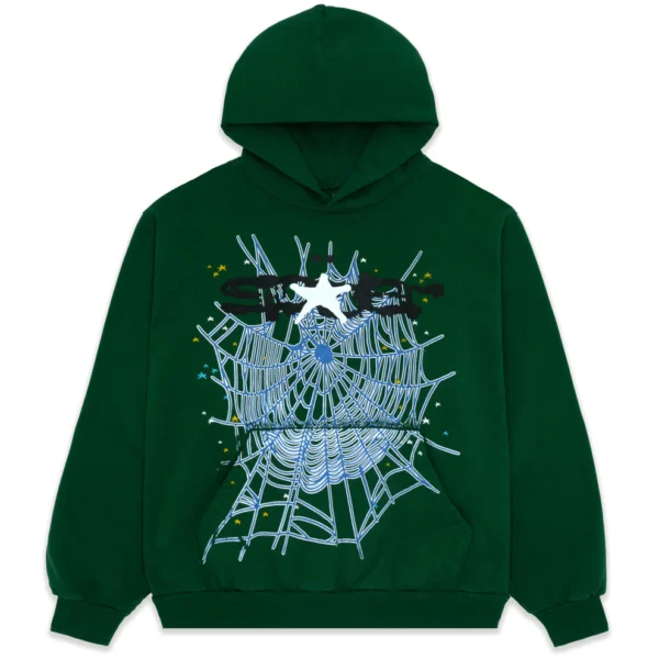 Web Hoodie Hunter Green / main | dripheat.com