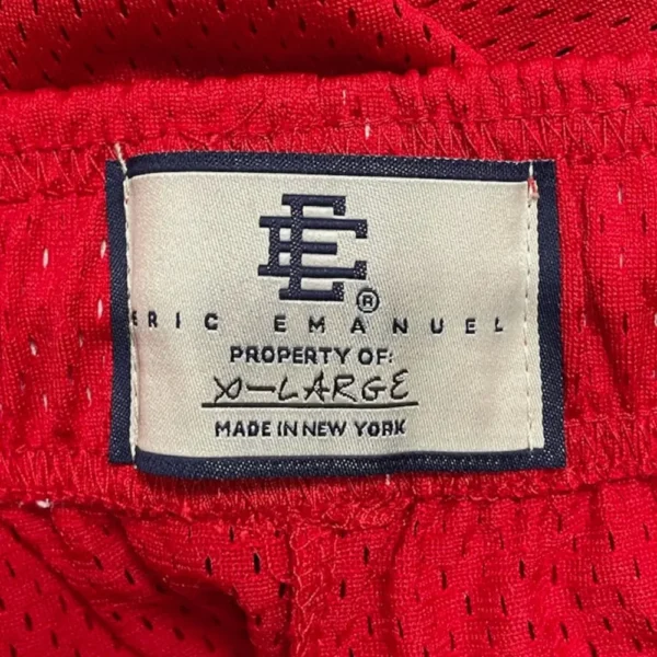 Eric Emmanuel EE Basic Mesh Shorts (Red) - Image 4