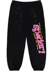 Sp5der P*NK V2 Sweatpant Black