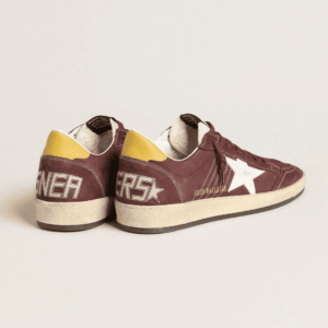 Ball Star in chocolate nubuck with leather star and contrast heel tab - Image 3