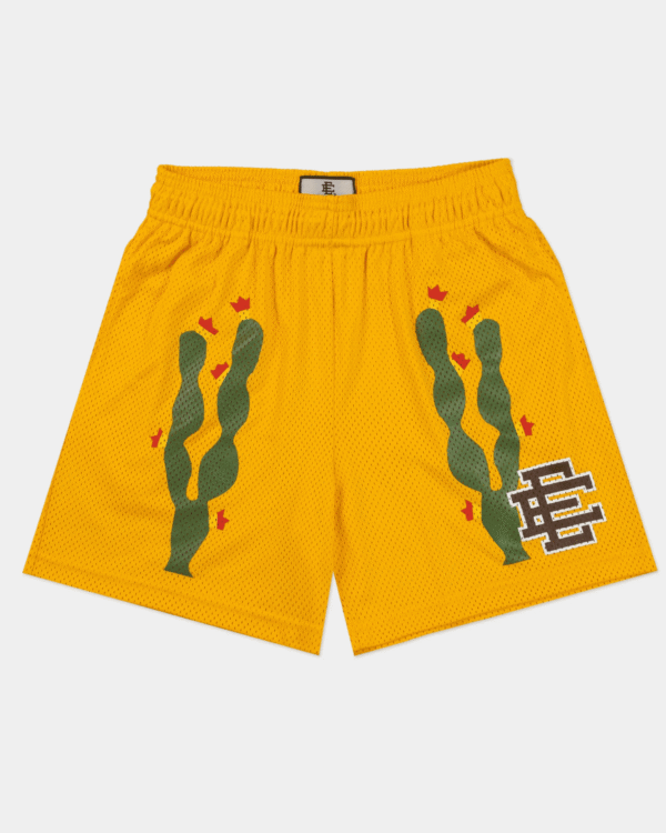 Eric Emanuel Cactus Shorts Yellow