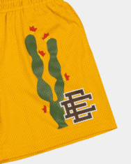 Eric Emanuel Cactus Shorts Yellow - Image 2
