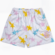 Eric Emanuel x BAPE EE Basic Short White/Yellow/Blue/Pink