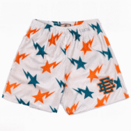 Eric Emanuel x BAPE Miami Basic Short White/Teal/Orange