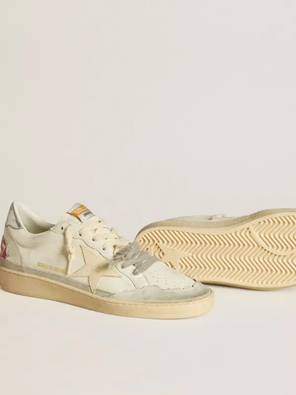 Ball Star LTD in nappa leather with leather star and metallic leather heel tab - Image 3