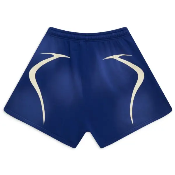 Hellstar Warm Up Shorts Blue - Image 2