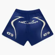 Hellstar Warm Up Shorts Blue