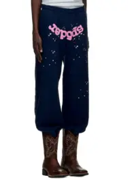 Sp5der Atlanta Sweatpants Navy - Image 5