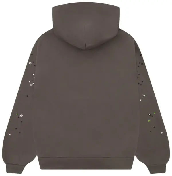 Sp5der Punk V2 Hoodie Slate Grey - Image 2
