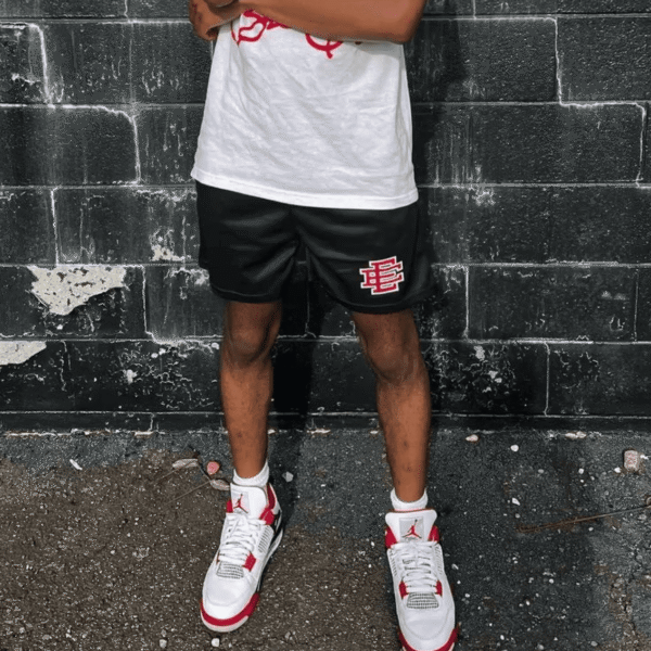 Eric Emanuel EE Basic Short Black/Varsity Red - Image 2
