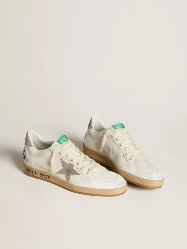Ball Star in nappa leather with gray nubuck star and heel tab - Image 2