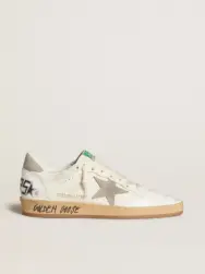 Ball Star in nappa leather with gray nubuck star and heel tab