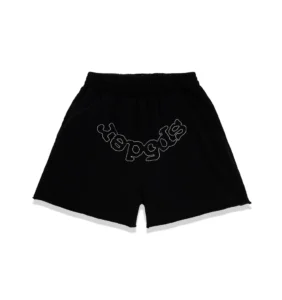 Sp5der OG Web V2 Phantom Sweatshort Black