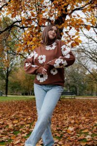 Denim Tears The Cotton Wreath Sweatshirt Brown – stylish streetwear unisex sweatshirt in brown color