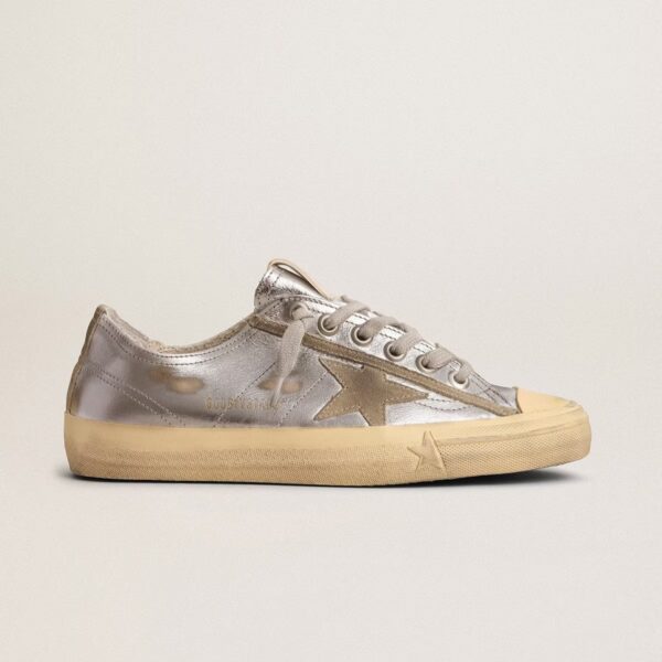 Women's V-Star LTD in silver laminated leather
