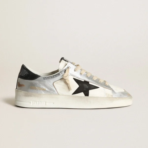 Golden Goose Stardan Black Heel Men’s Sneakers