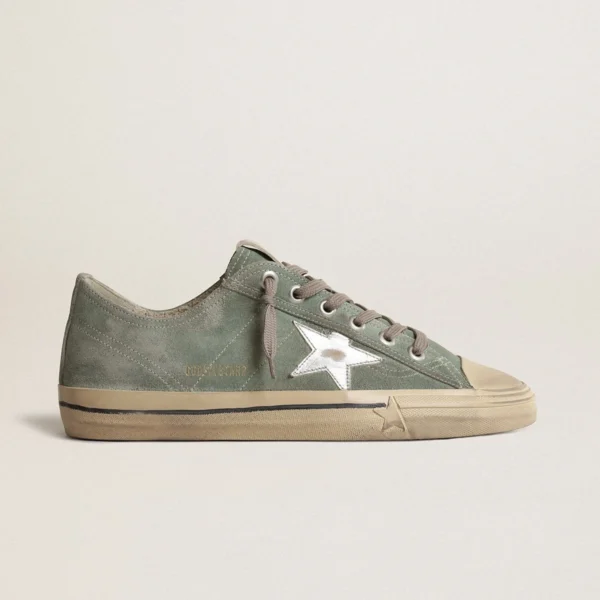 Golden Goose V-Star Military Green Men's Sneakers