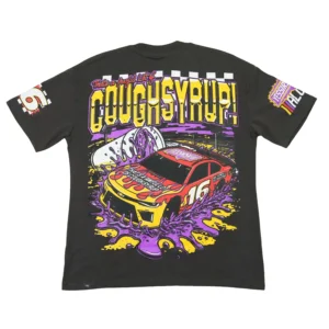 Cough Syrup Racing Tee Black
