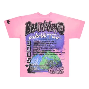 Hellstar Brainwashed World Tour T-Shirt Pink