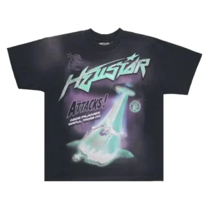 Hellstar Attacks T-Shirt Black