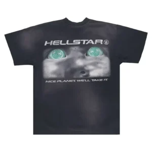 Hellstar Attacks T-Shirt Black