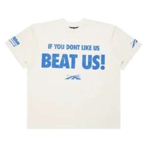 Hellstar Beat Us! T-shirt White/Blue