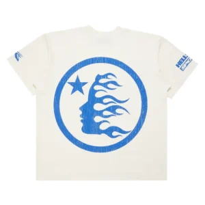 Hellstar Beat Us! T-shirt White/Blue