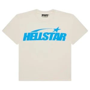 Hellstar Classic T-shirt (Regular Print) White/Blue