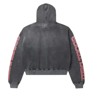 Vale Forever “Devil’s Advocate” Zip-Up Hoodie – Black/Red