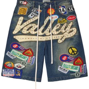 Forever 1980s Relaxed Denim Jorts - Mid Wash