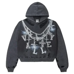 Vale Forever Big Chain Luxe Hoodie Black