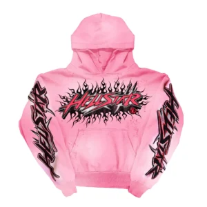 Hellstar Brainwashed Without Brain Hoodie Pink