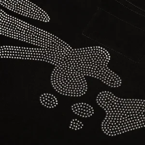 Sp5derTM Rhinestone TeeBlack
