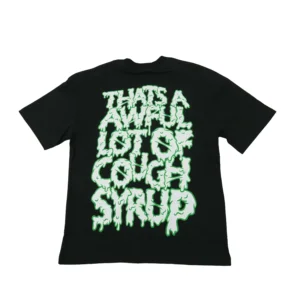 Cough Syrup Skeleton Cups Tee Black
