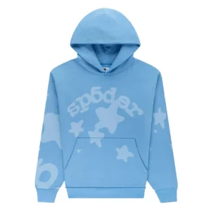 Sp5der Beluga V2 Hoodie Dusty Blue