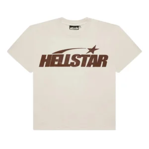 Hellstar Classic T-shirt (Regular Print) White/Brown