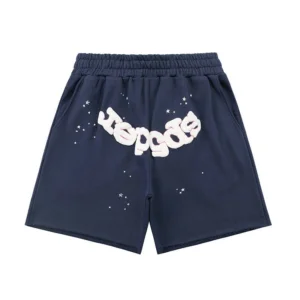 Sp5der OG Web Logo Sweatshort Navy